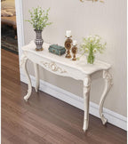 Entryway Side Table Table D'entrée Meuble Contre Le Mur Demi-Ronde Téléphone Décorative De Foyer Simple