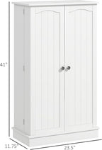 Kitchen Pantry Storage Cabinet with 5-Tier Shelving,12 Spice Racks,Buffet Kitchen Sideboard,for Kitchen,Dining Room,11.75 * 23.5 * 41