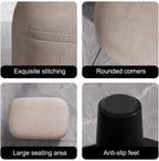 Entry Shoe Bench with upholstered seat, Shoe Bench for Elderly and Kids, for Living Room, Hallway, Bedroom(Dark Green)