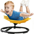 Sensory Spinning Chair for Kids with Autism & ADHD, Swivel Chair for Indoor/Outdoor Use, Sit and Spin Toys, Fish-Shaped Sensory Chairs for Autistic Children, Training Body Coordination (Yellow)