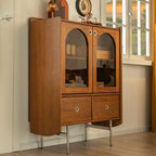 Entryway Cabinet Nordic Medieval Style Dining Sideboard Household Small Apartment Retro Storage Cabinet Restaurant Display Cabinet Sideboard Storage Cabinet