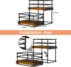 4 Bottle Coffee Syrup Rack Organizer 2 Tier Syrup Holder Stand for Coffee Bar Syrup Storage Shelves for Bar Family Storage Small Wine Rack for Syrup Wine Dressing