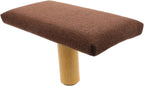Operitacx Wooden Stool Small Size with Cushion Portable Bench for Posture Support Suitable Under 150cm Height and Prayer Sessions