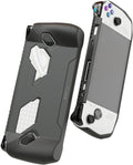 Skull & Co. GripCase Ally for ROG Ally (2023 Model): A Soft Protective Case with Textured Grips Full Protection and Stand, Shock-Absorption Non-Slip and Anti-Scratch Cover Design - Black