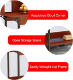 3-Tier Meditation Table, Personal Shrine Altar, Prayer Stand Riser for Home Decor in Living Room, Bedroom, Office, Bathroom