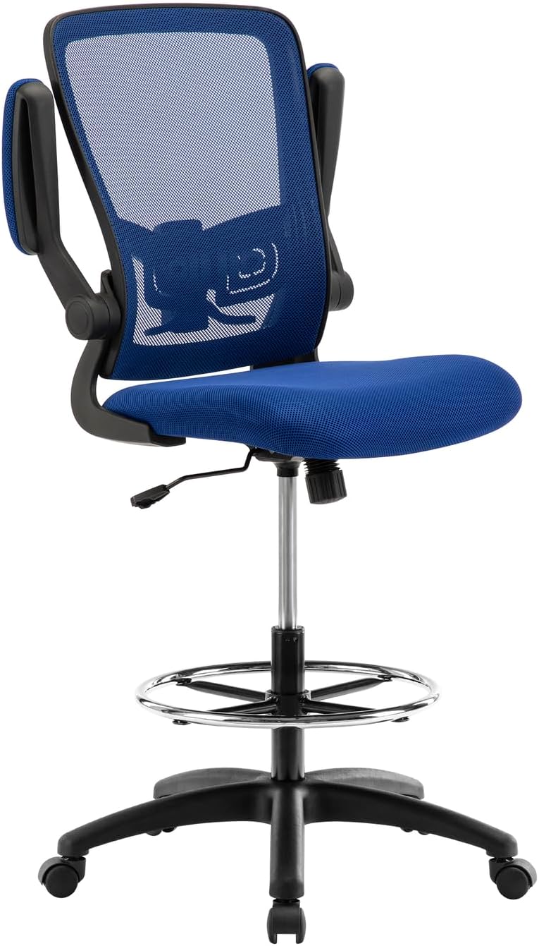 Naomi Home Serena Mesh Chair Blue/Black