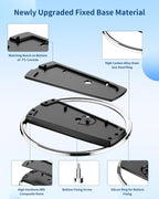 OLCLSS Vertical Stand for P5 Pro, P5 Slim & P5 Consoles (Digital/Disc) with 9 Silicone Dust Plugs - Anti-Slip Base, Anti-Tip Design, Secure Screw, Accessories, Compatible with P5 Pro, Slim & 5 Models