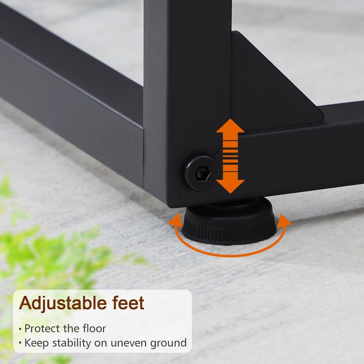 AMHANCIBLE C Shaped End Tables Set of 2, Couch Side Tables that Slide Under Sofa, Slim TV Trays for Living Room and Bedroom, Narrow Space Saving Laptop Workstation, Dark Grey HET02BDG