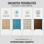 International Concepts Unfinished Mission Telephone Stand