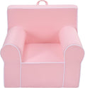 Heritage Kids Pink Everywhere Foam Armchair with Carry Handle and Removable Cover,25"x21"x22",Ages 3+