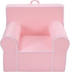 Heritage Kids Pink Everywhere Foam Armchair with Carry Handle and Removable Cover,25"x21"x22",Ages 3+