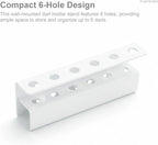Rectangular Wall-Mounted 6-Hole Dart Holder Stand - Presentation Darts Rack for Display and Storage, Excellent Dart Board Accessories