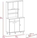 Kitchen Pantry Piacenza, Kitchen, White