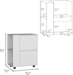 Pantry Cart Two Pull-Down Door Cabinets and Two Open Shelves, Storage Locker for Kitchen Dining Room,for Kitchen Home