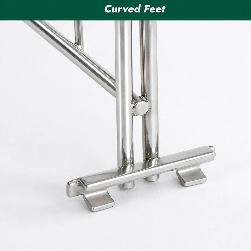 APLSS 4 Pack 18" W x 9" H Width Chrome Shelf Divider for Heavy Duty Wire Shelving, Dry Storage, NSF Certified