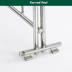 APLSS 4 Pack 18" W x 9" H Width Chrome Shelf Divider for Heavy Duty Wire Shelving, Dry Storage, NSF Certified