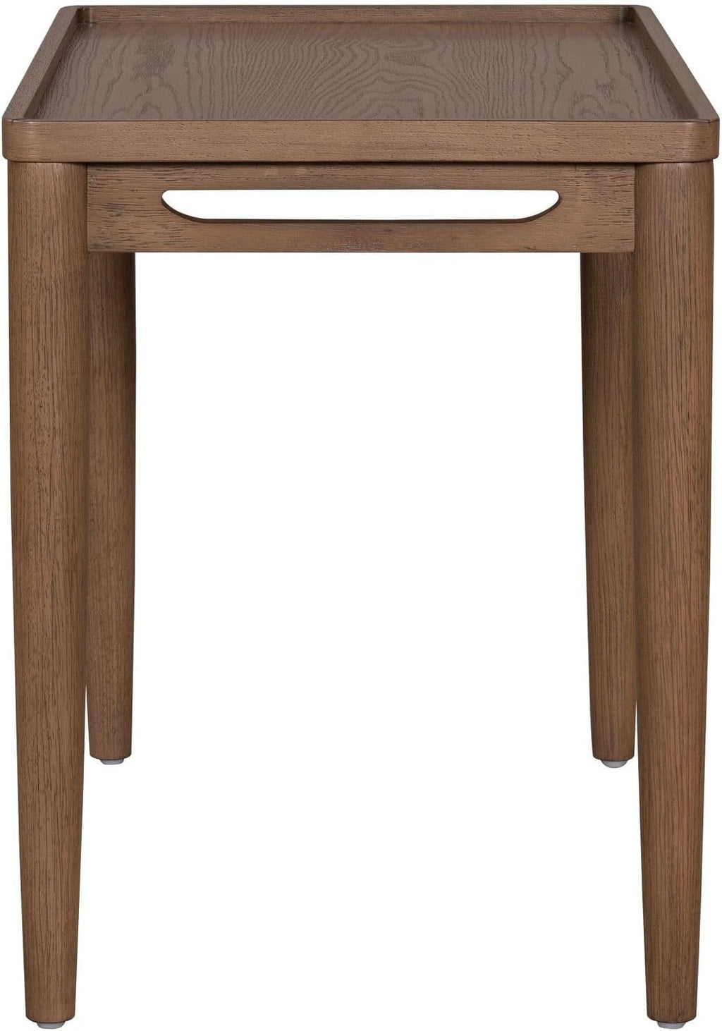 Flexsteel Verona End Table, Transitional Design, Medium Brown Oak, 29x17x22 Inches, 15.4 lb, Rubberwood Solids and White Oak Veneers