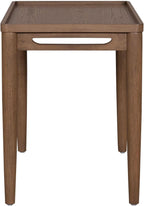 Flexsteel Verona End Table, Transitional Design, Medium Brown Oak, 29x17x22 Inches, 15.4 lb, Rubberwood Solids and White Oak Veneers