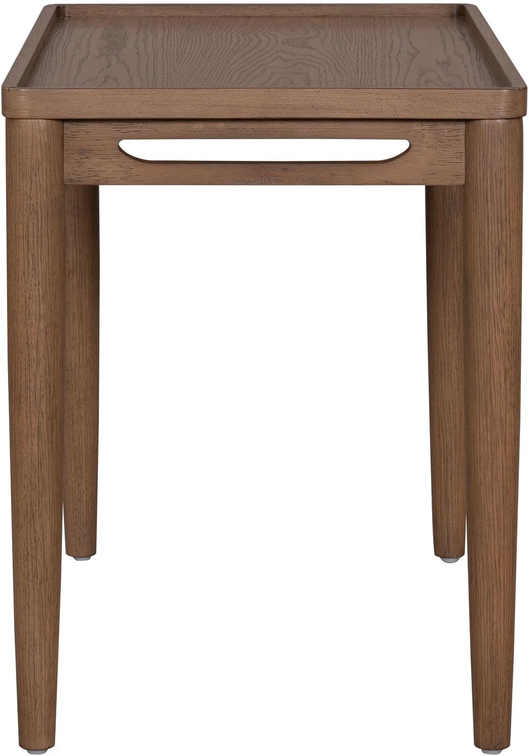 Flexsteel Verona End Table, Transitional Design, Medium Brown Oak, 29x17x22 Inches, 15.4 lb, Rubberwood Solids and White Oak Veneers