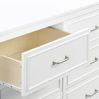 Davinci Charlie 6-Drawer Double Dresser in White