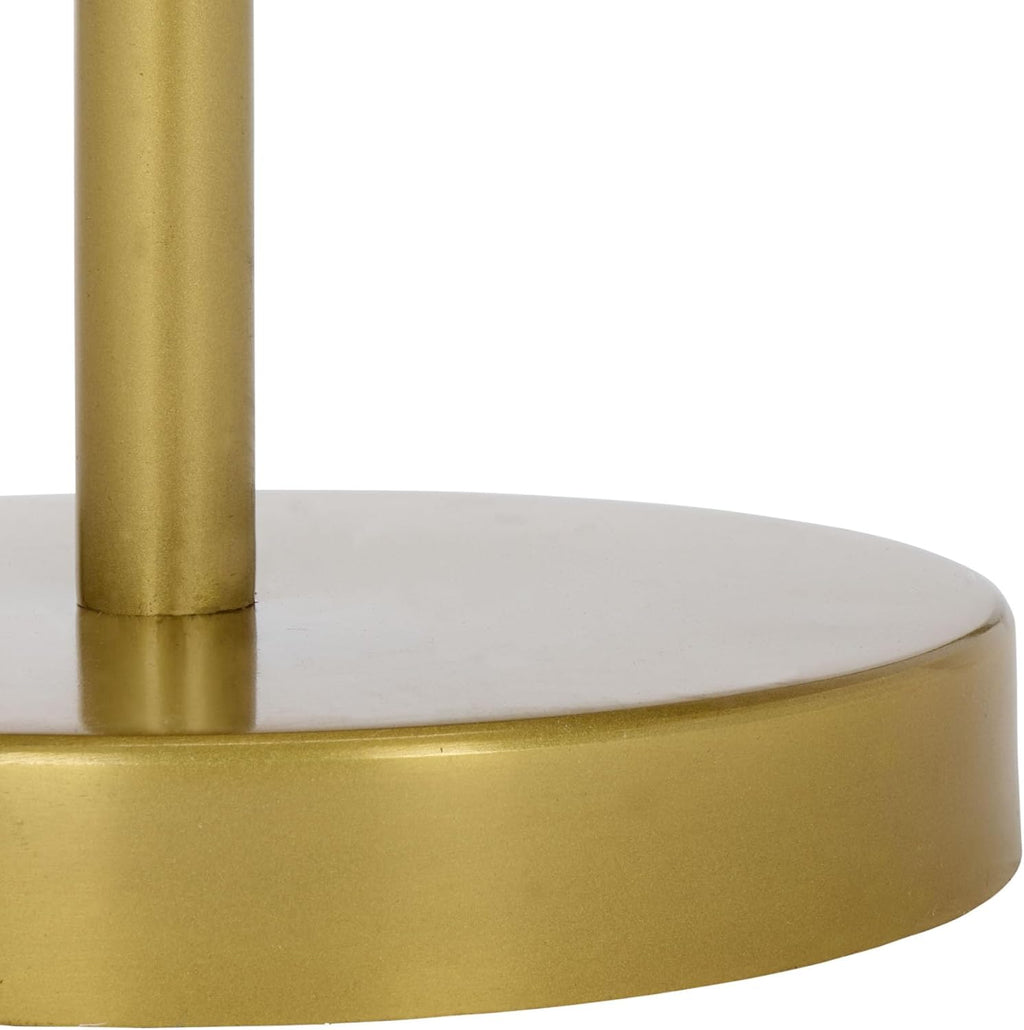 SAFAVIEH Home Collection - Ikaky Side Table, Gold Metal Base & Oval Mirrored Top (ACC5511A)