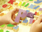 Damhorst Toys Child's Name Puzzle Stool Pastel Letters
