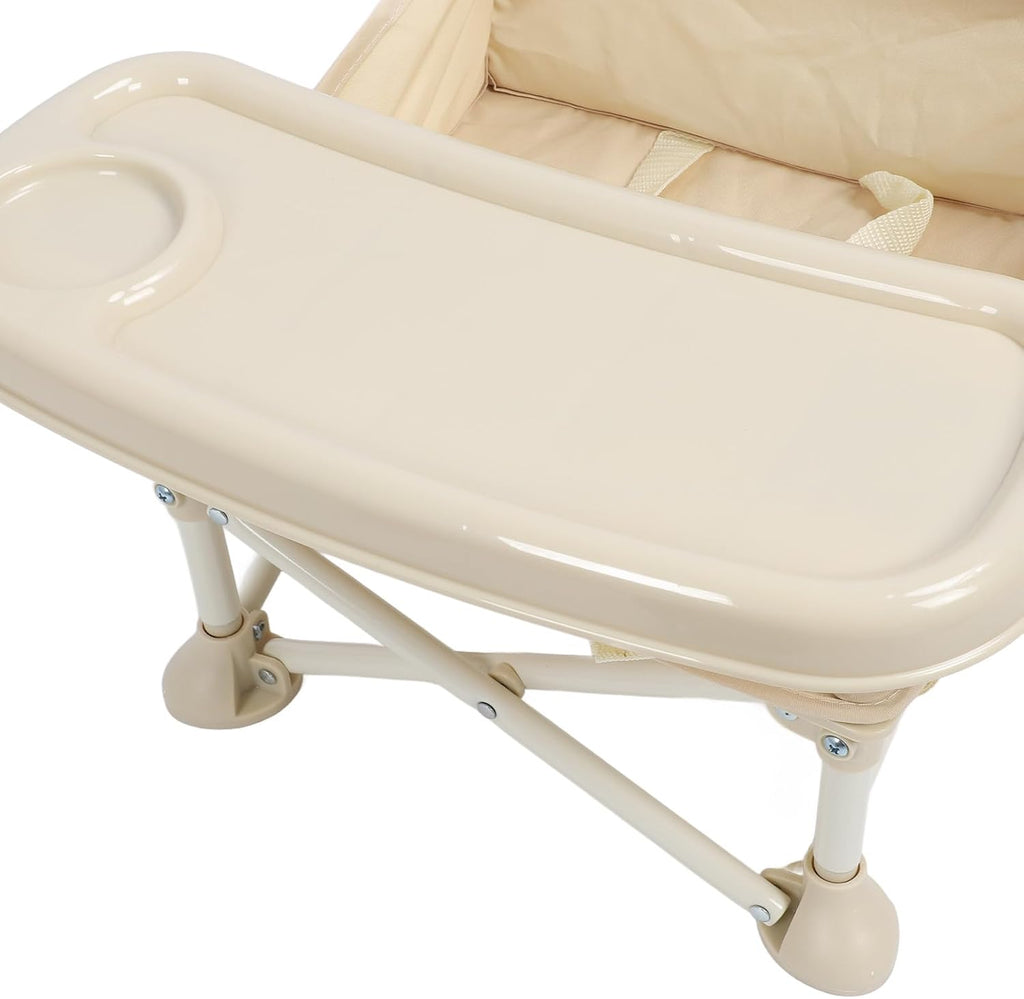 Fafeicy Kids Foldable Chair Portable Folding Stool with 600D Oxford Fabric Iron Frame 31 X 31 X 39cm Foldable Design Meal Tray for Beach Camping Photography Toddlers
