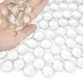 HappyFiller 5 LB Clear Glass Beads for Vase,Glass Marbles Gems Stones for Vase Fillers,Flat Bottom Round Top,Home Decoration,Fire Pit, Floral Centerpieces,Aquarium Fishbowl Pebbles,Approx 480~500 pcs