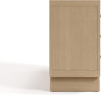 Storkcraft Santorini 6 Drawer Double Dresser, Driftwood | GREENGUARD Gold Certified, Interlocking Drawer System, Premium Wood Dresser Drawer Organizer for Nursery and Kids Bedroom