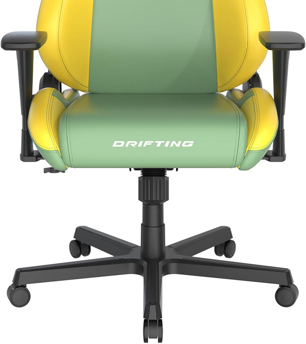DXRacer Drifting L Ergonomic Video Gaming Chair with Lumbar Support and Headrest, Office Reclining Computer Chair for Adults (EPU Leatherette, Spring)