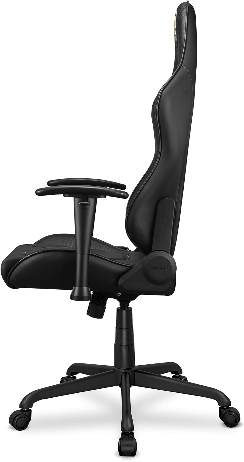 Cougar Armor Elite Royal Ergonomic Gaming Chair, Premium PVC Leather, 2D Armrest, 160º Reclining, Height Adjustment, Adjustable Tilt Tension, Head & Lumbar Pillow