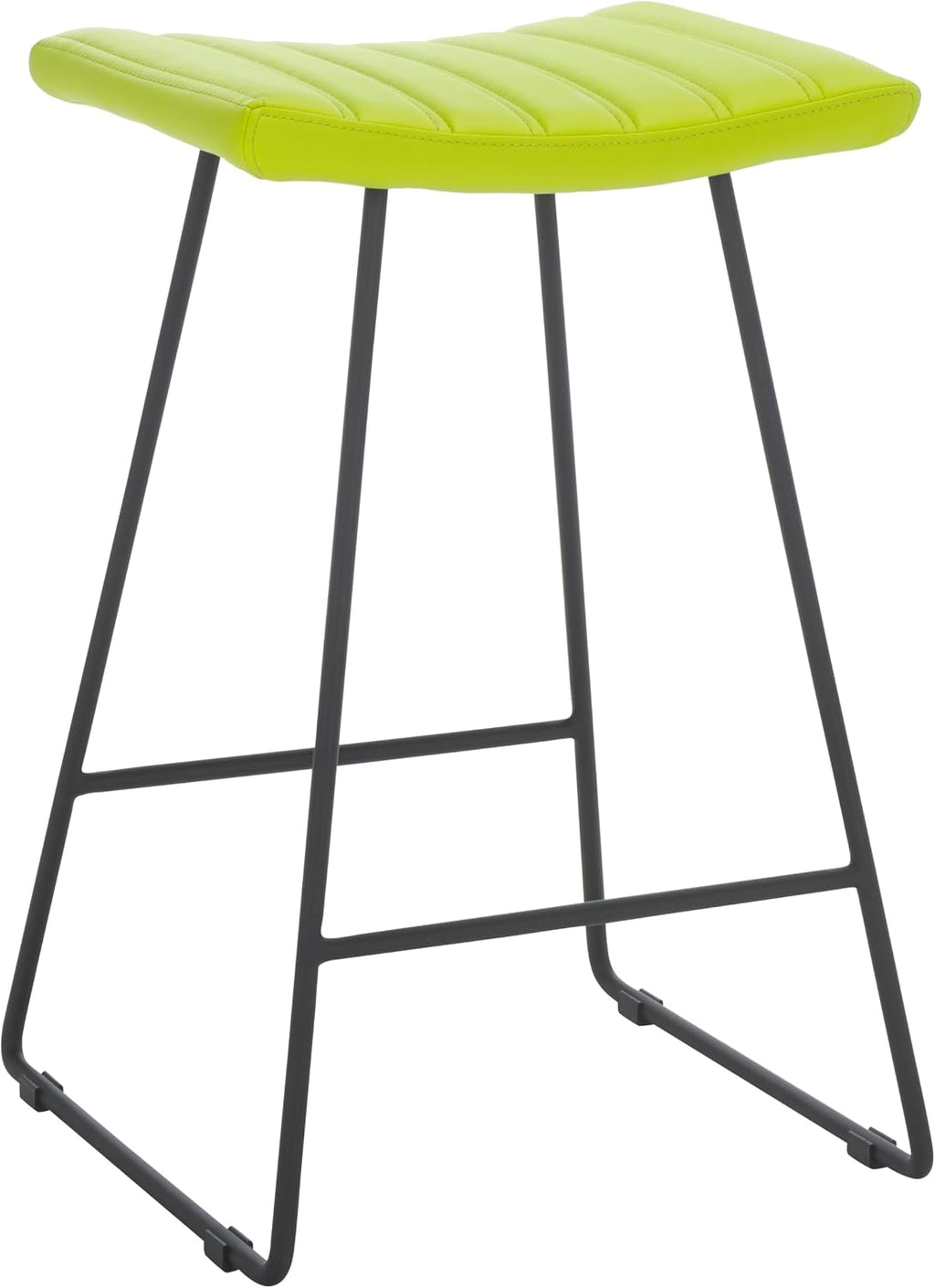 Safavieh Home Collection Akito Mid-Century Modern White 26-inch Counter Stool