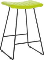 Safavieh Home Collection Akito Mid-Century Modern White 26-inch Counter Stool