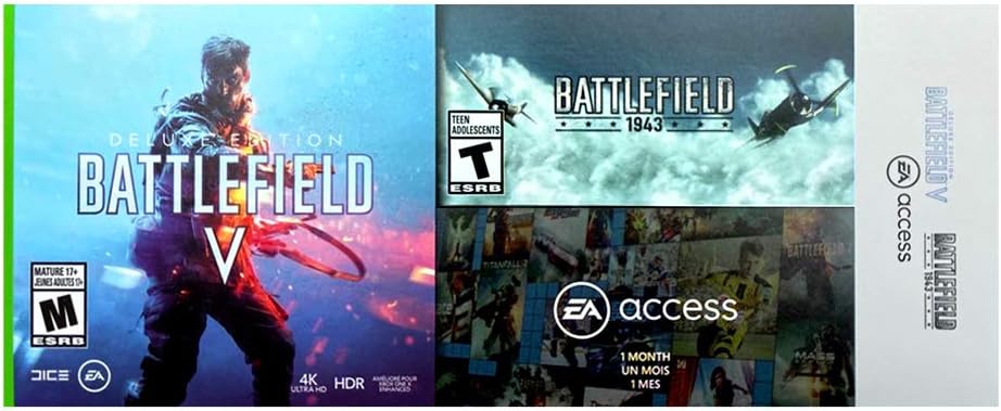Microsoft Xbox One X 1TB Console - Battlefield V Bundle - Xbox One - Black (Renewed)