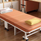 Camping Bed Single Bed, Marching, Office Folding, Adult Home Lounge Chair, Hospital Companion Folding Bed(Black,XL)