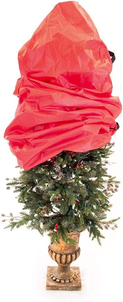 [Upright Topiary Tree Storage Bag] - 5 Foot Christmas Tree Storage Bag for Foyer Style Artificial Trees up to 5 Feet Tall - Keep Your Fake Tree Standing and Assembled with Ornaments | (60" - 1 Pack)