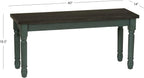 Powell Furniture Willow Dining Bench, Multicolor, 40”W x 14.02”D x 18.31”H