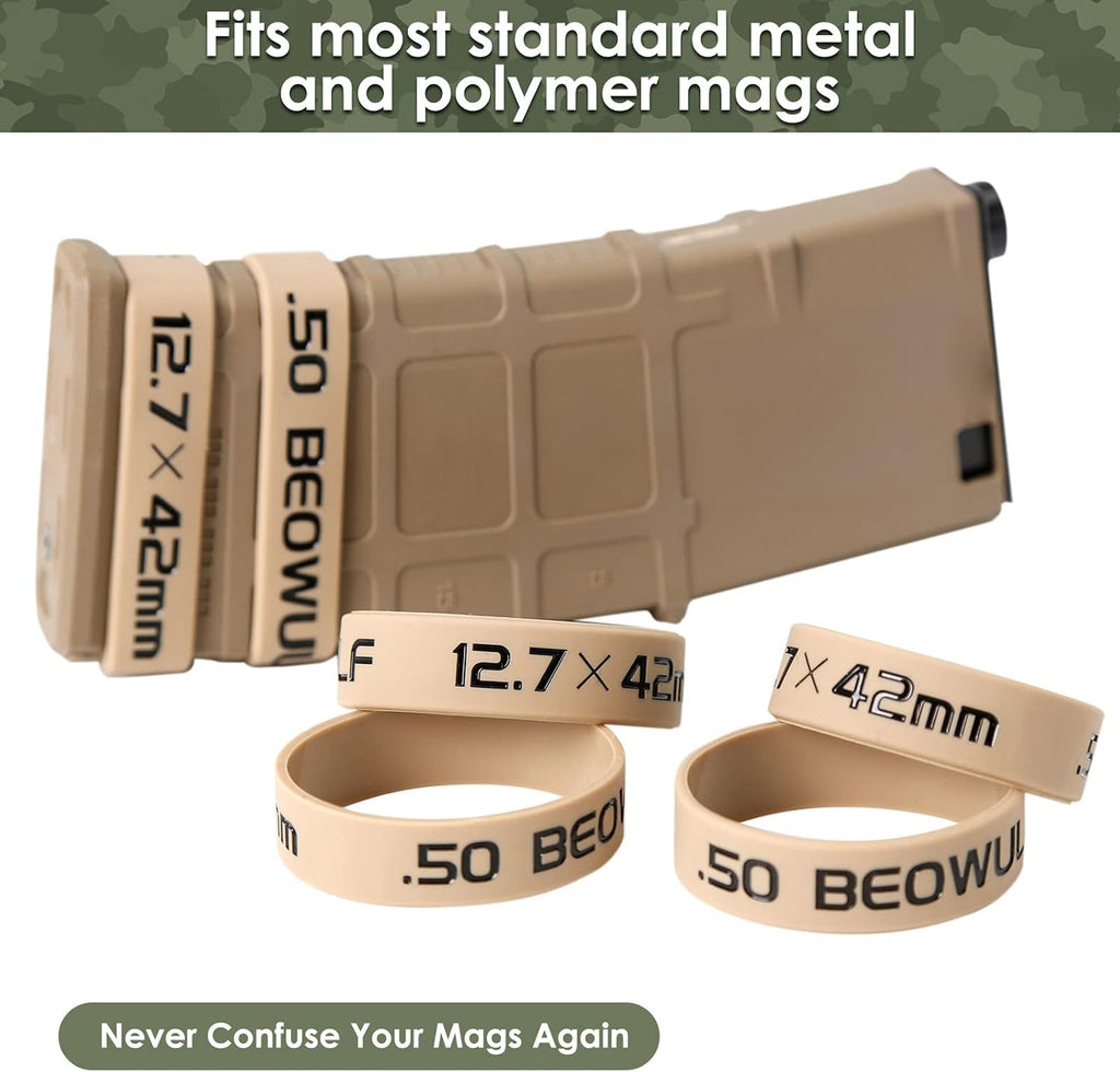 Aolamegs 50 Beowulf /12.7x42mm Magazine Marking Band 6 Pack