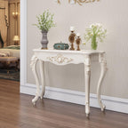 Entryway Side Table Table D'entrée Meuble Contre Le Mur Demi-Ronde Téléphone Décorative De Foyer Simple