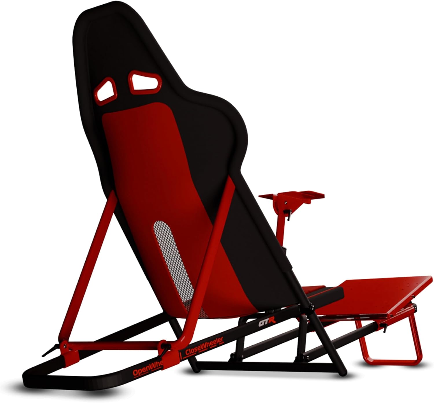 GTA Compact V2 Foldable Racing Simulator Cockpit Stake F1® Team Kick Sauber Edition (Red/Black)