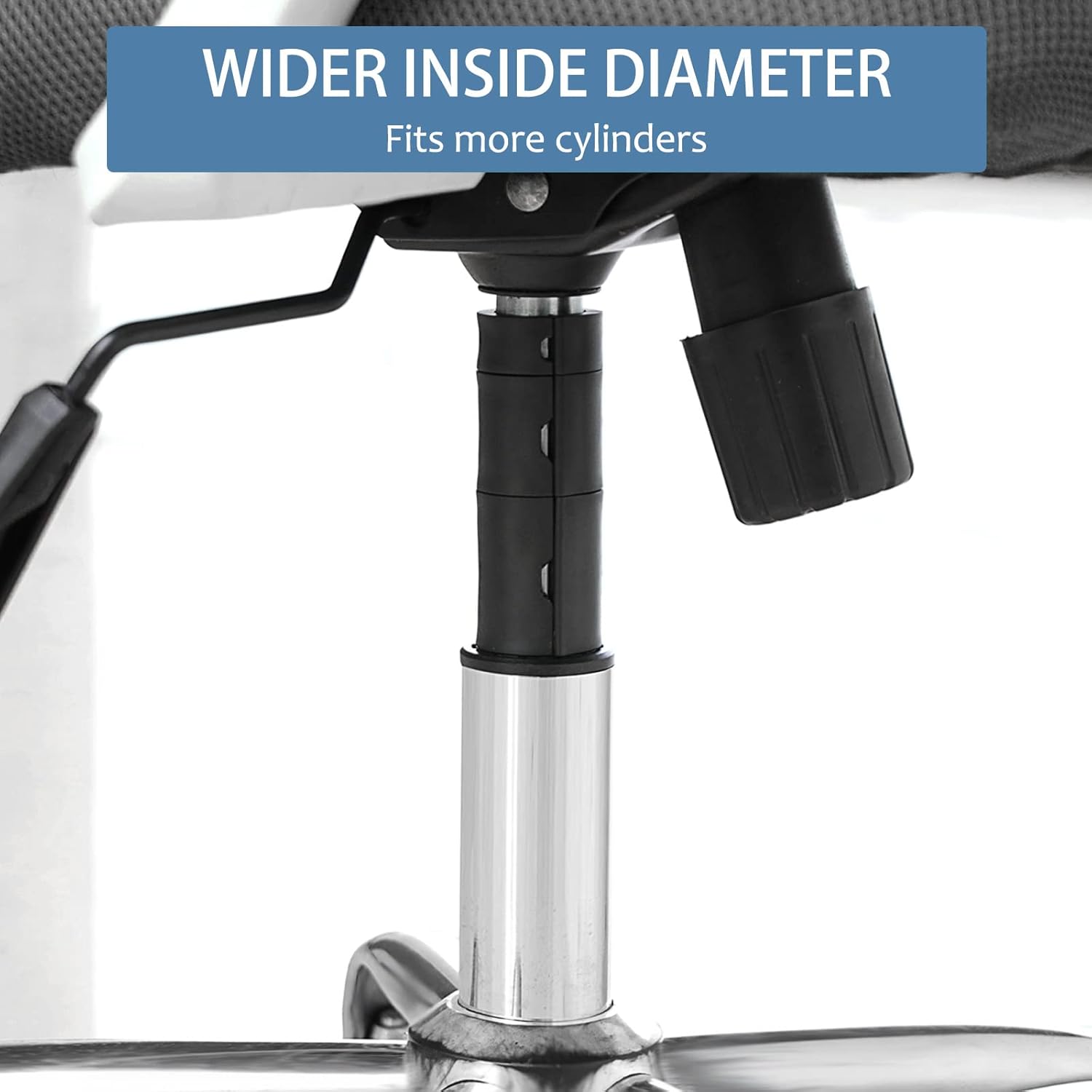 Salbree Office Chair Hero Fix Attaches Clamps to Large Cylinder Piston Stops Your Chairs from Sinking When Computer Hydraulic Lift Has No Gas Stop Replacement