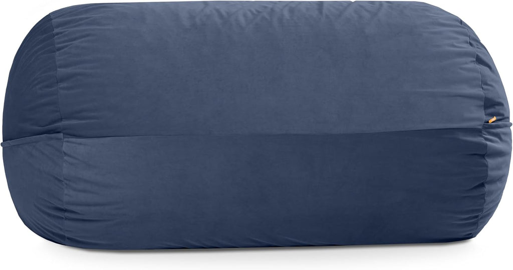 Jaxx Grand Lounger 7 Foot Bean Bag Sofa -Lush Velvet Navy