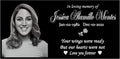 Personalized Human Memorial Stones, Black Granite Memorial Garden Stone, Gifts for Someone Who Lost a Loved One, or Pet, Dog, Cat (16x8 inches (40x20cm))