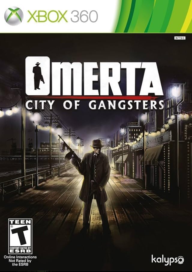 Xbox Microsoft 360 S Slim Console Bundle + Omerta: City of Gangsters Video Game | 4GB Black System with 1x Wireless Controller, HDMI & Power Adapter | Ready to Play Gaming Kit (Renewed)