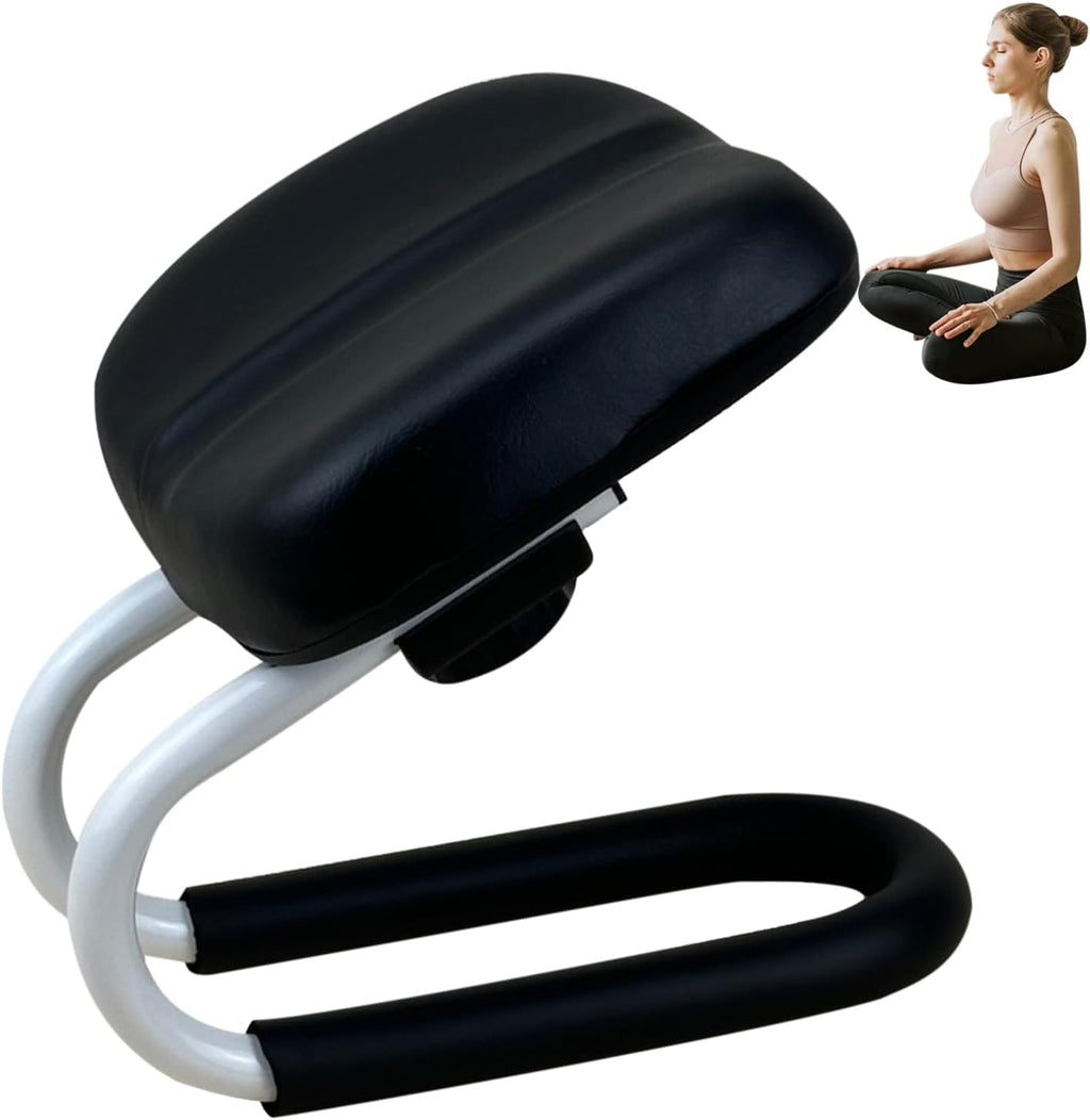 Meditation Seat,Prayer Kneeler Bench | Ergonomic Metal Kneeling Chair for Hip Support | Metal Kneeling Chair Enhances Comfort | Meditation Bench | Portable Prayer Seat for Home Yoga Studio