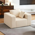 Boneless Sofa Chair Memory Foam Reading Couch with Pillow Floor Lounger No Assembly