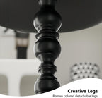 Black Metal End Table, Small Round Side Table | Vintage Matte Black Pedestal, For Living Room, Bedroom, Sofa, For Patio & Bar, Nightstand