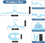 6 Pcs Portable Travel Hangers for Cruise Ship Essentials 2026, Plastic Folding Foldable Hangers Clothes Drying Rack Travel Accessories for Suitcase, RV, Camping, Flying, Hotel, Road Trip (Multi)