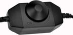 Litever PWM DC12/24V 3A Rotary Stepless LED Dimmer Switch with DC5521 Male and Female Jack