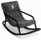 Special Supplies Sensory Boucle Rocking Chair for Kids - Comfortable Kids Rocker- Versatile Floor Chair with Soft Fabric and Stability for Playroom, Bedroom, or Nursery (Ages 3+) - Charcoal